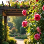 Róże pnące: Jak je sadzić przy pergoli krok po kroku?