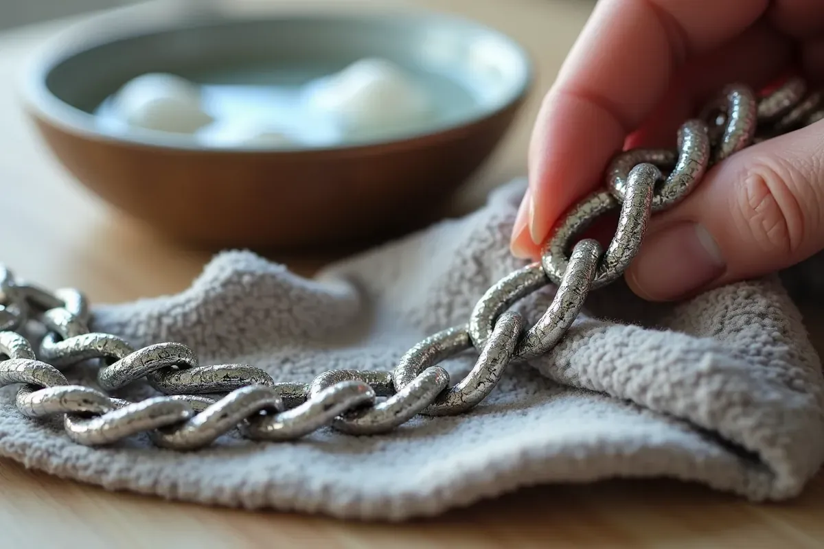 Jak wyczyścić srebrny łańcuszek? Domowe metody i porady