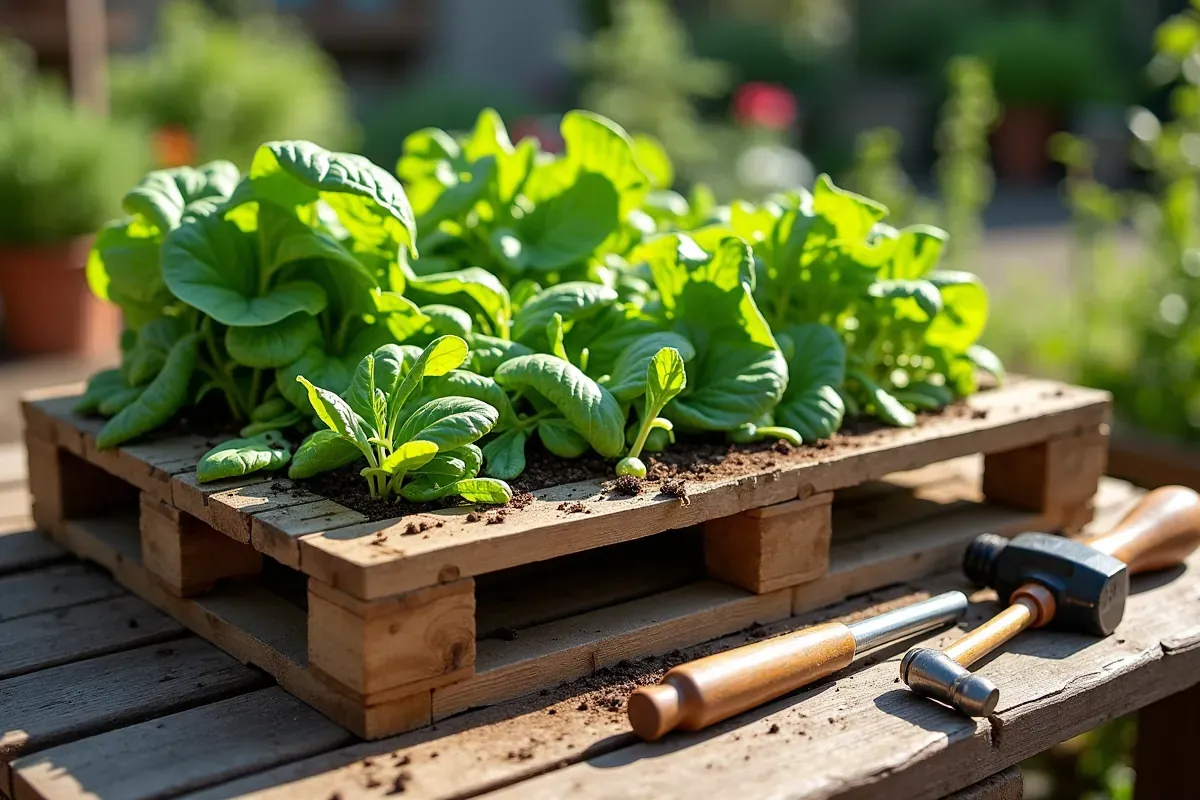 Warzywniak z palet – Jak go zbudować krok po kroku?