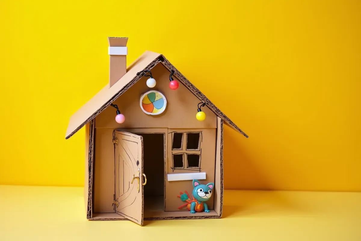 Jak zrobić domek z kartonu dla dzieci – Przewodnik krok po kroku