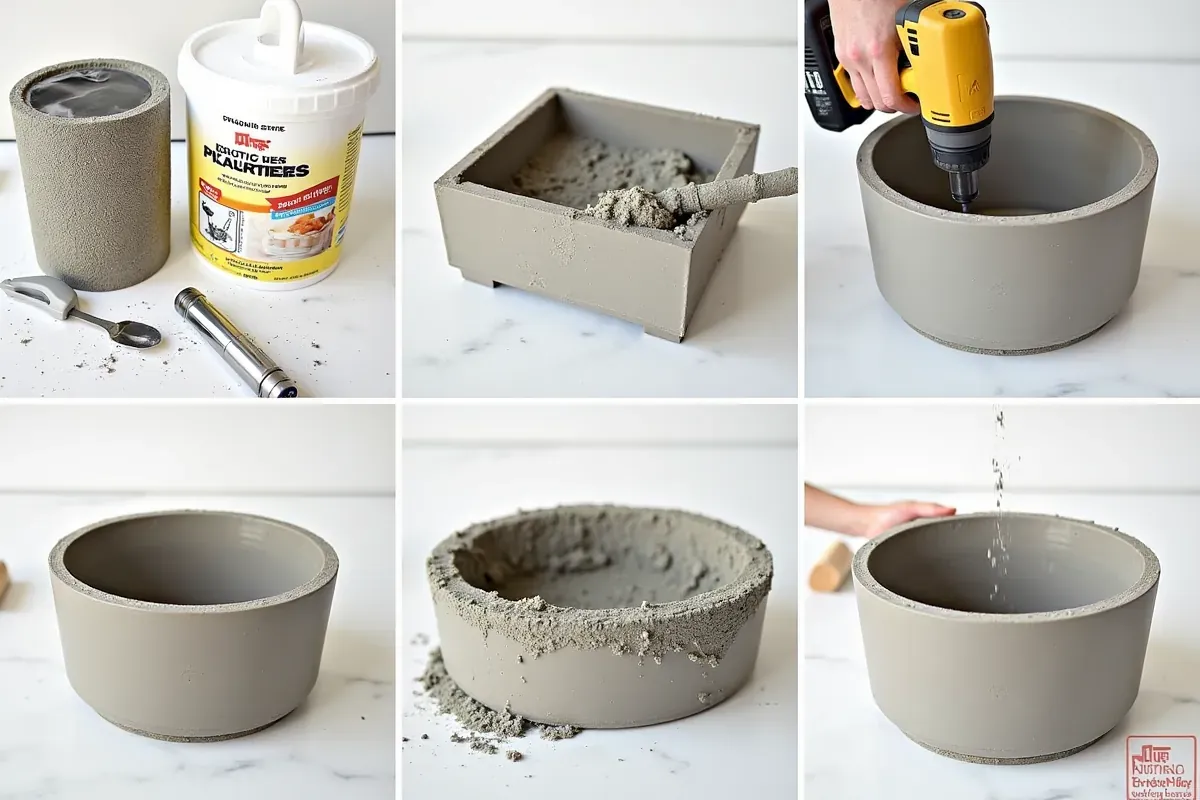 Jak zrobić donicę z betonu – Poradnik krok po kroku