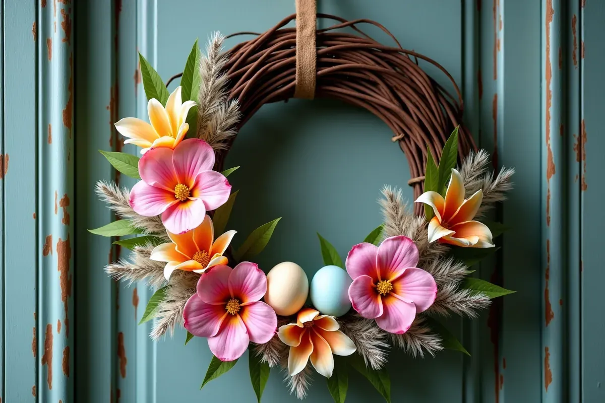 Wianek Wielkanocny na Drzwi – Jak Go Zrobić Krok po Kroku